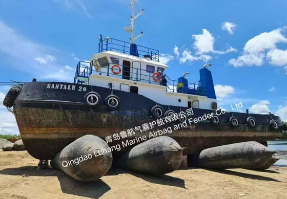 선박 발사 및 승강 해양용 부풀이 고무 에어백